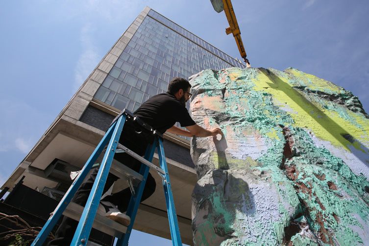 José Parlá, Segmented Realities at The Standard, High Line