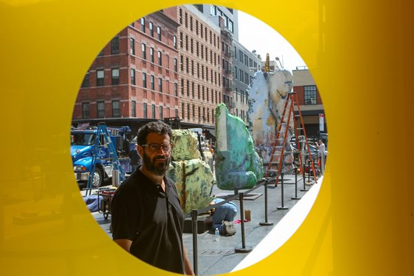 José Parlá, Segmented Realities at The Standard, High Line