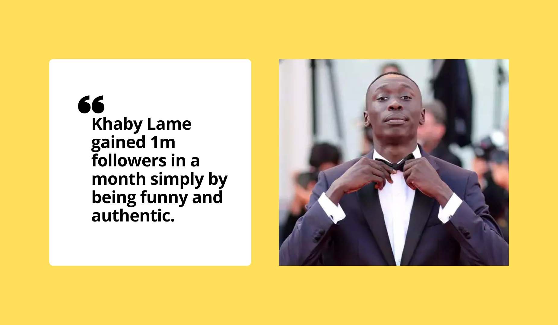 How Khaby Lame Gained 1M Followers in a Month