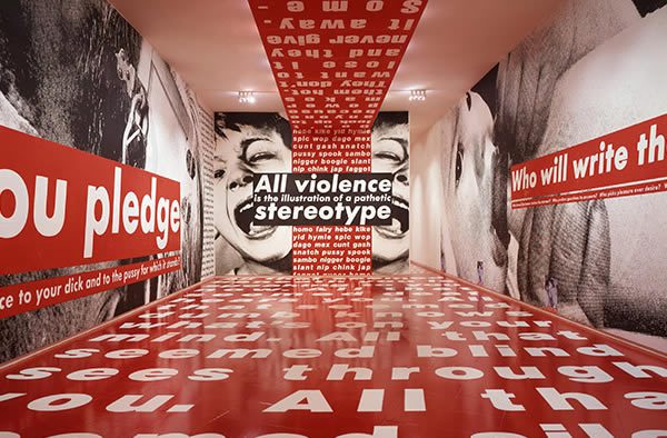 Barbara Kruger at Mary Boone Gallery