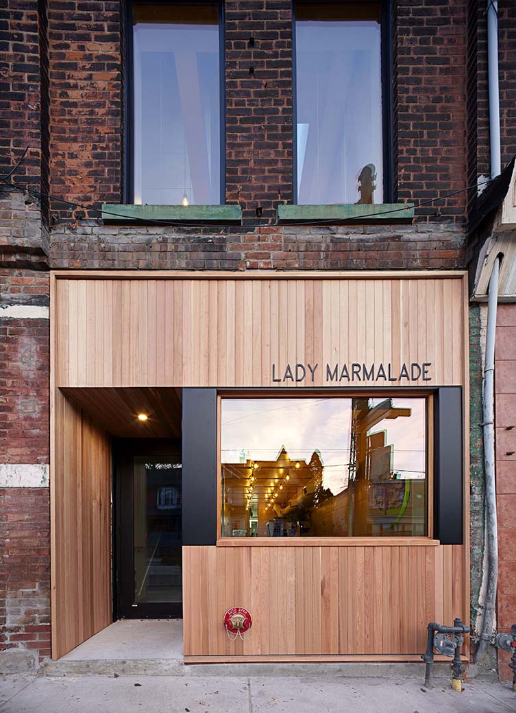 Lady Marmalade Toronto, Broadview Avenue Café Designed by Omar Gandhi/SvN