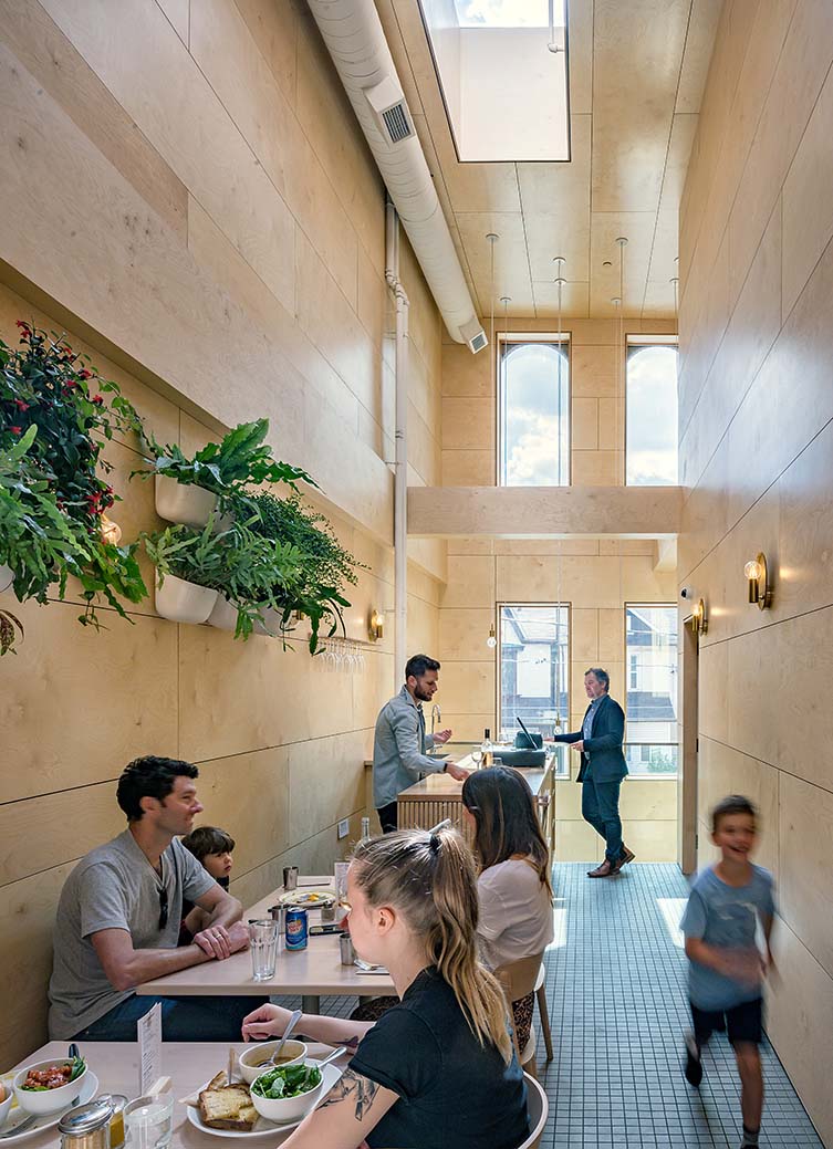 Lady Marmalade Toronto, Broadview Avenue Café Designed by Omar Gandhi/SvN