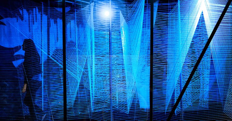 Lasermaze by George King Architects at Detroit Design Festival