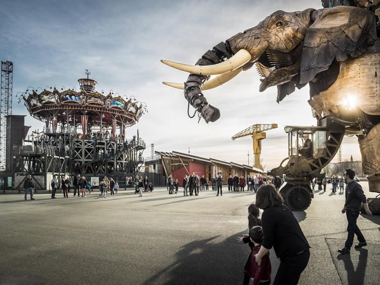 Les Machines de l'île, parc des Chantiers