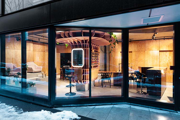 Le Hideout Montreal, Griffintown Beauty Salon Designed by Ménard Dworkind architecture & design