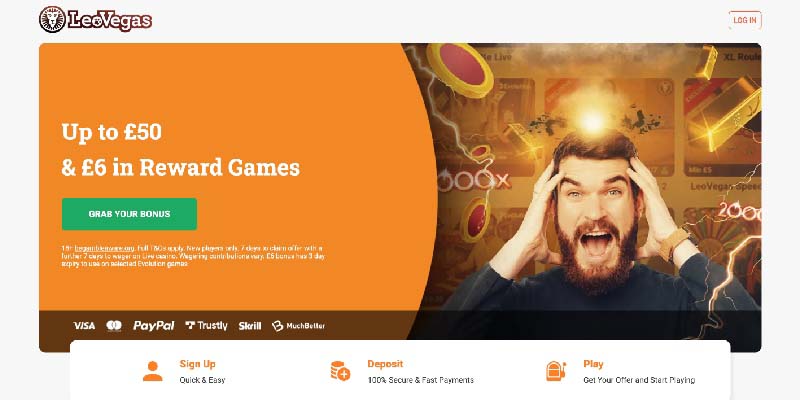 LeoVegas Live Casino Welcome Bonus