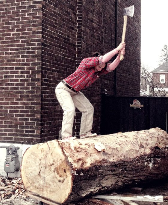 Log Chop Bench, The Practice of Everyday Design