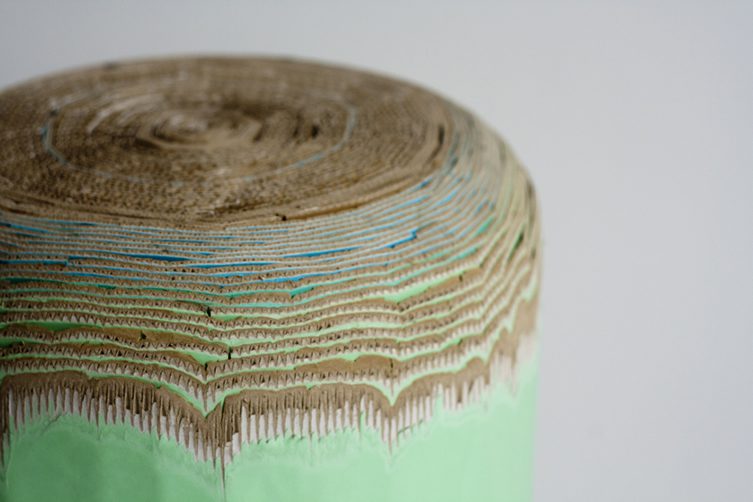 Luisa Kahlfeldt, Cardboard Stool