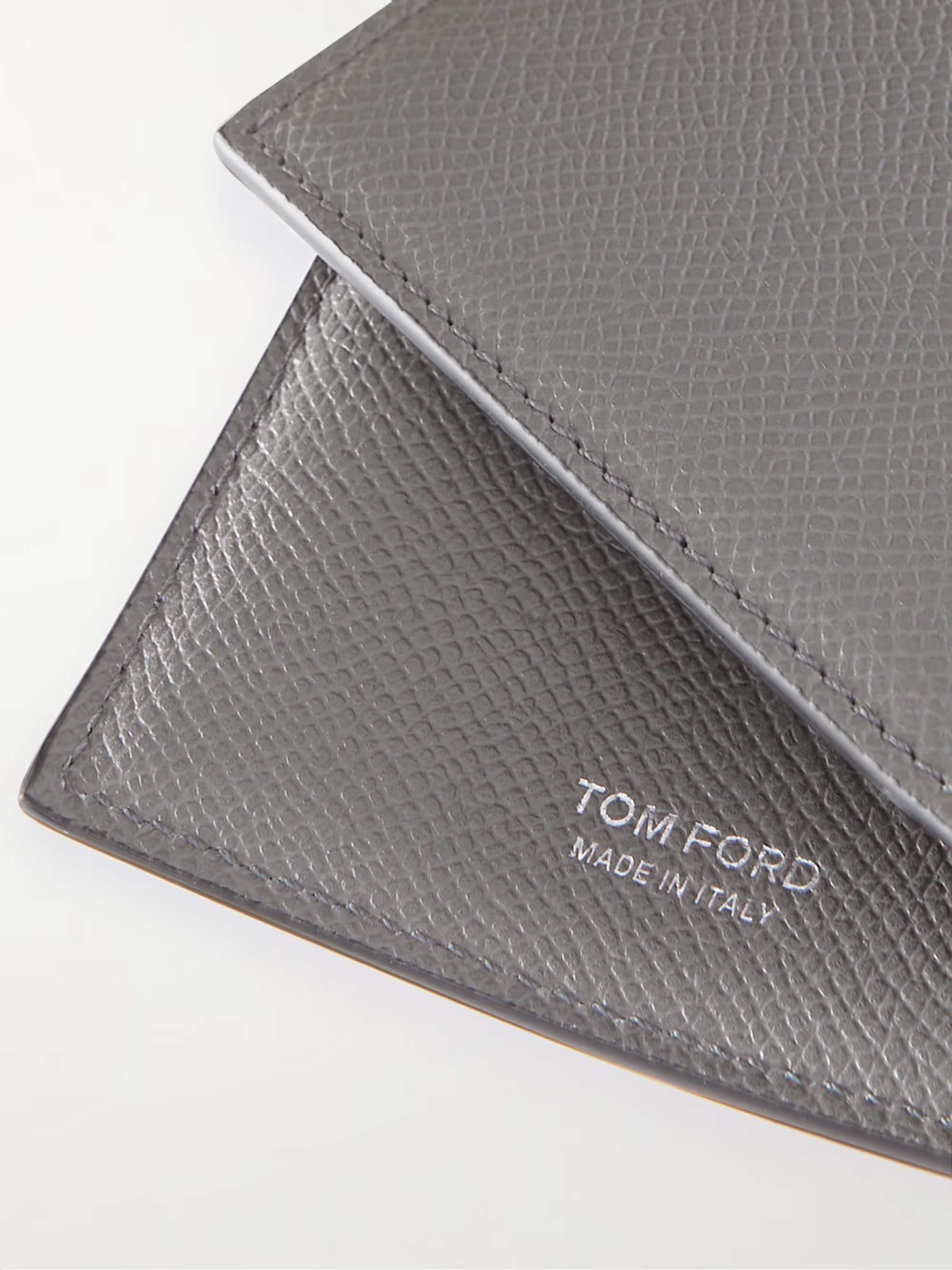 Tom Ford Grain Leather Passport Cover