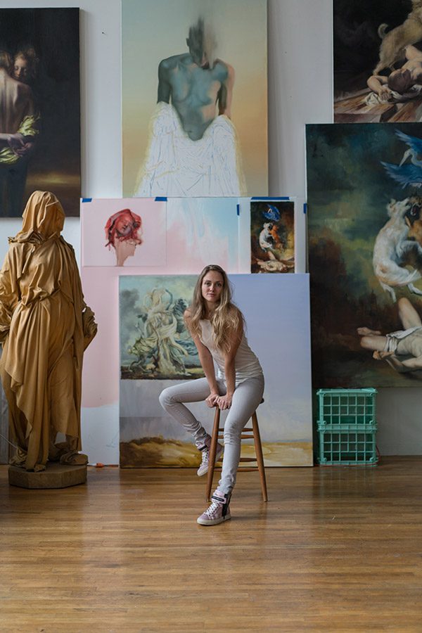 Maria Kreyn in her studio