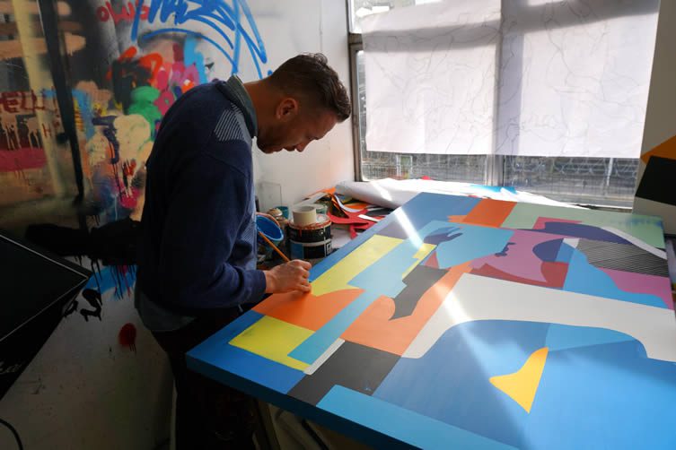 Maser in the studio