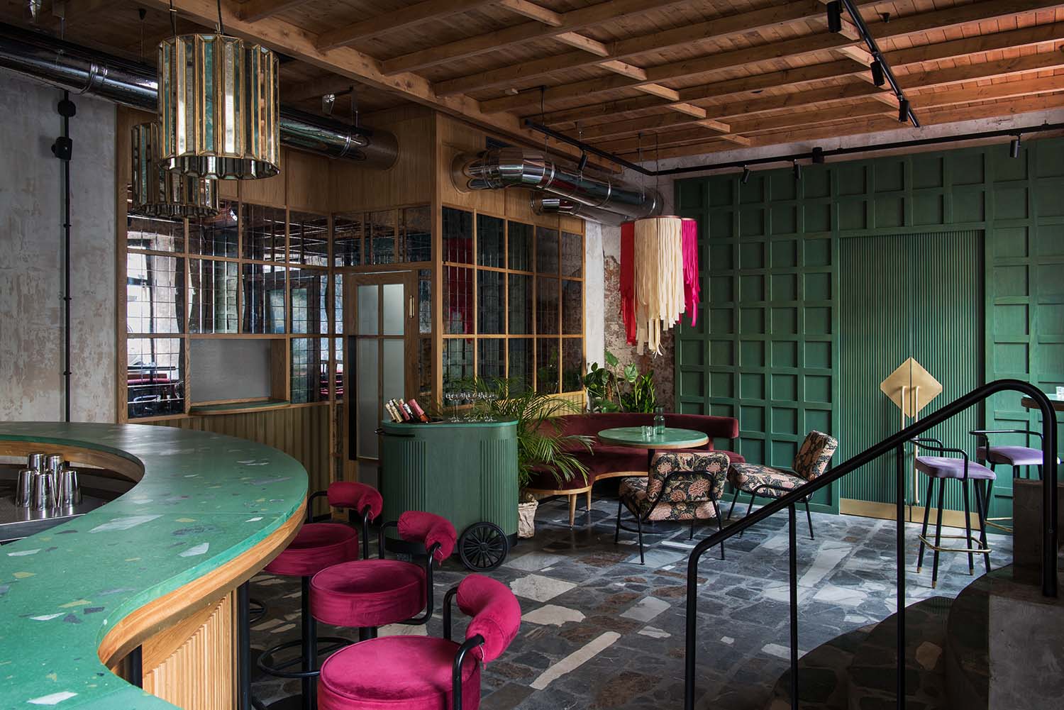 Meow Bar Moscow Designed by Polina Masiianskaia of PAUM