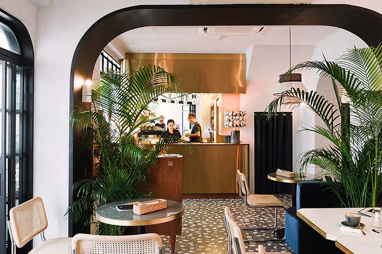 Merci Marcel Club Street, Singapore Restaurant Marie and Antoine Rouland, Designed by HUI DESIGNS