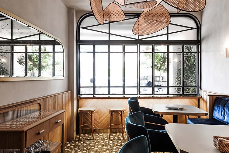 Merci Marcel Club Street, Singapore Restaurant Marie and Antoine Rouland, Designed by HUI DESIGNS