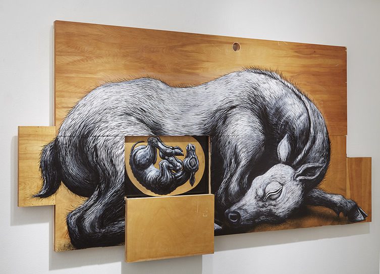 ROA Metazoa at Jonathan LeVine Gallery, New York