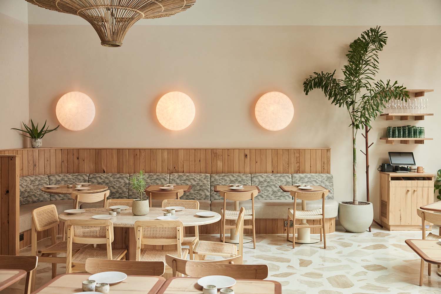 Milk Beach Soho London Restaurant Designed by A-nrd studio