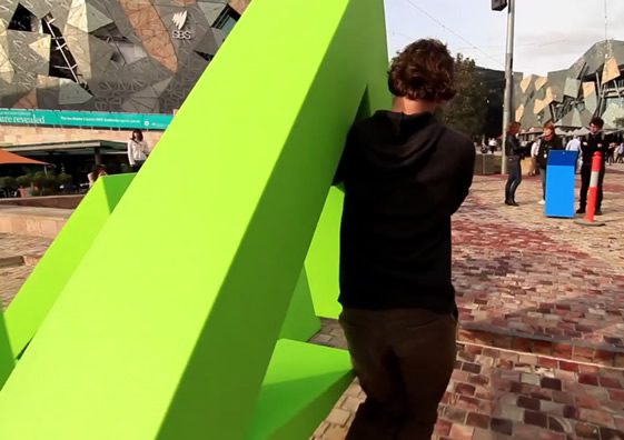 MÖBIUS; Federation Square, by ENESS