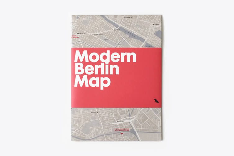 Modern Berlin Map, Blue Crow Media