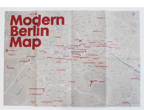 Modern Berlin Map, Blue Crow Media in collaboration with Matthew Tempest