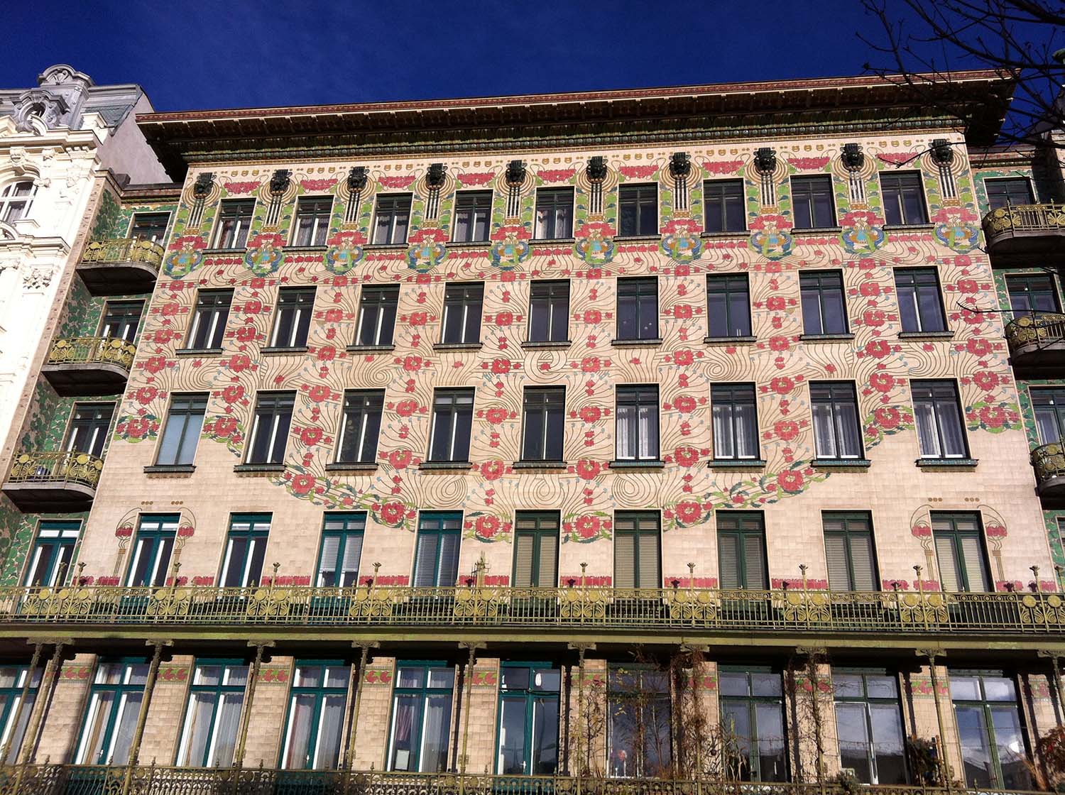 Otto Wagner's Majolikahaus in Vienna