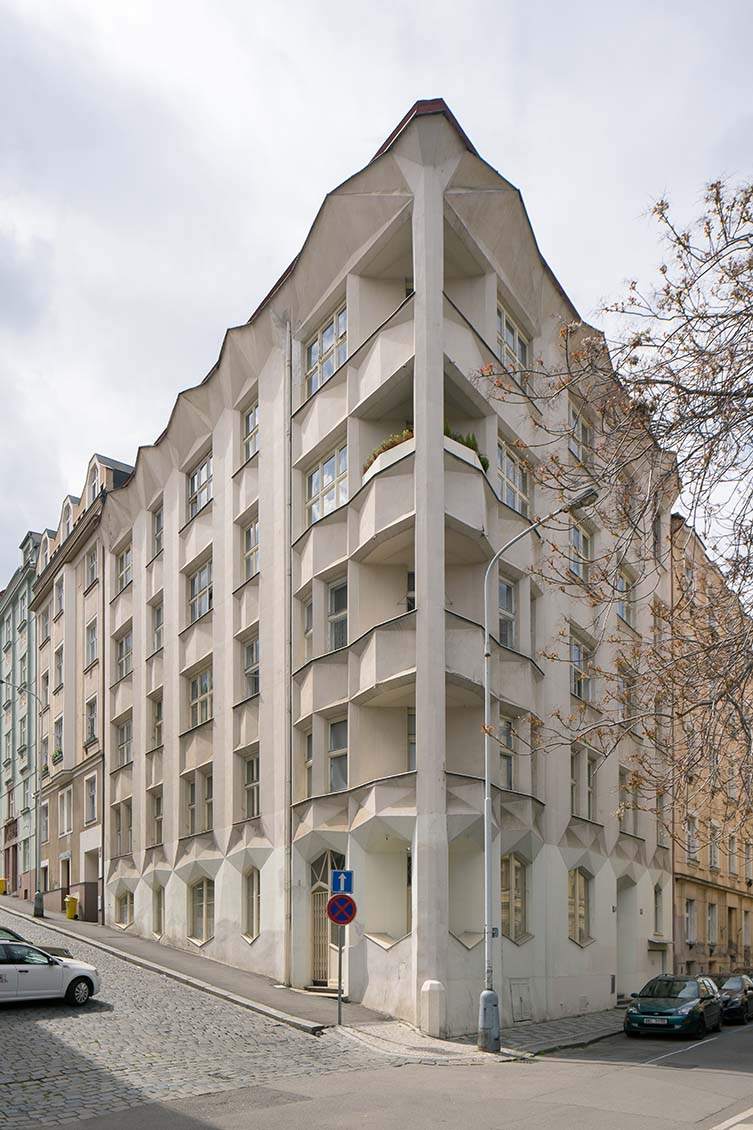 Apartment Building on Neklanova Street / Obytná budova, Josef Chocho, 1912-14