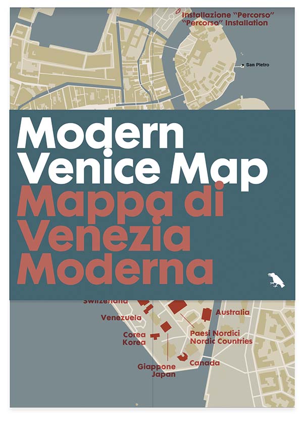 Modern Venice Architecture Map Published by Blue Crow Media