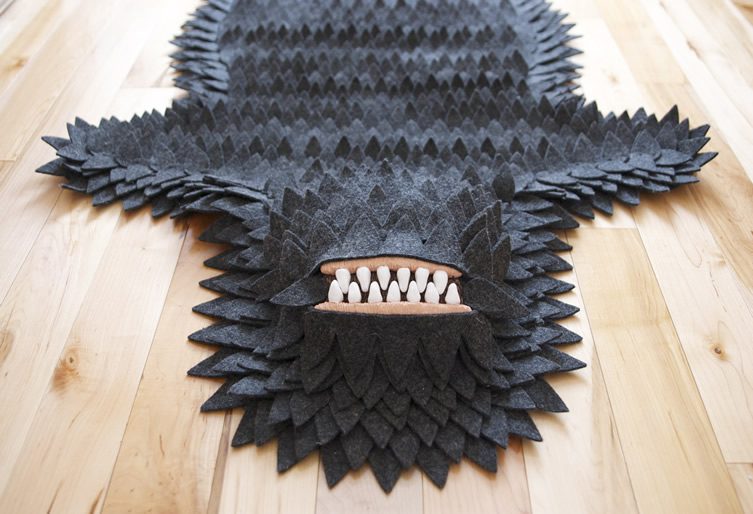 Joshua Ben Longo Monster Skin Rug