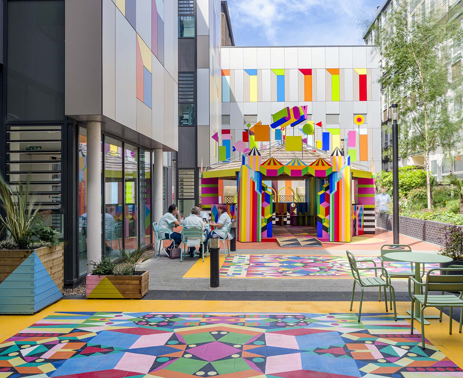 Morag Myerscough, Joy Garden at Sheffield Children’s Hospital