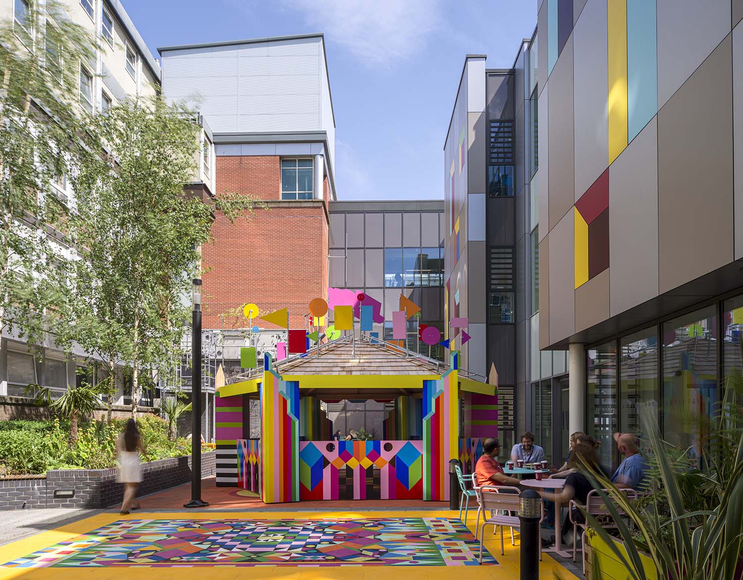 Morag Myerscough, Joy Garden at Sheffield Children’s Hospital