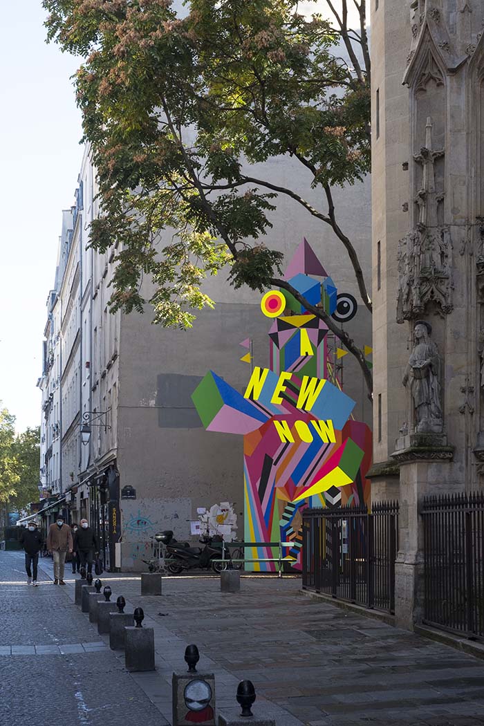 Public Art Installation in Paris with 6M3 Collective