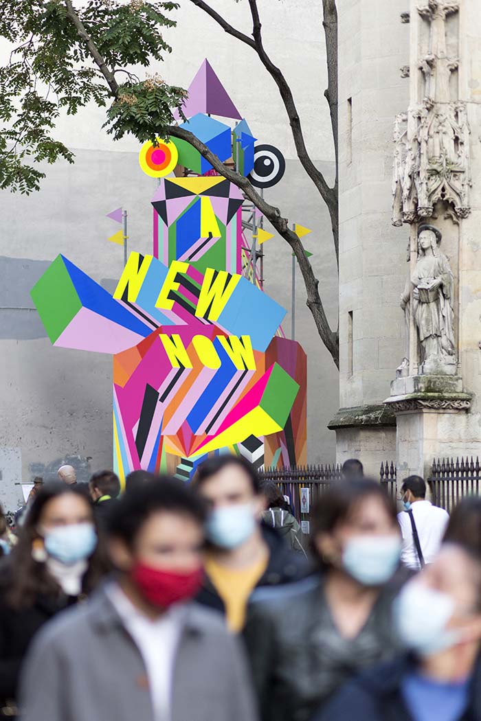 Public Art Installation in Paris with 6M3 Collective