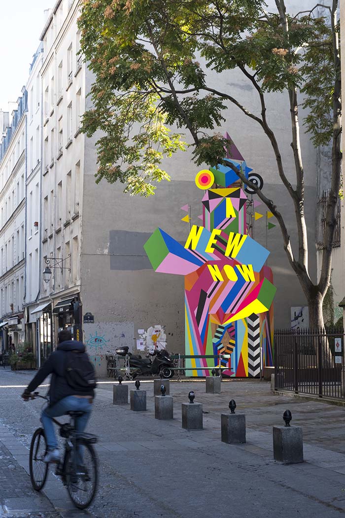 Public Art Installation in Paris with 6M3 Collective