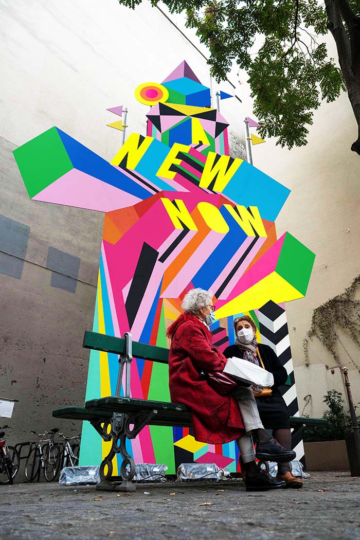 Public Art Installation in Paris with 6M3 Collective