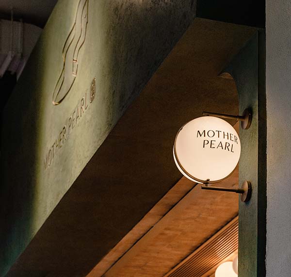 Mother Pearl Hong Kong Bubble Tea Bar, Lyndhurst Terrace. Designed by A Work Of Substance