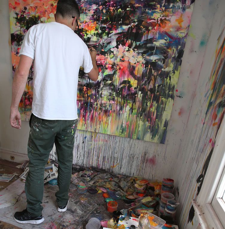 Mr Jago in his Bristol studio