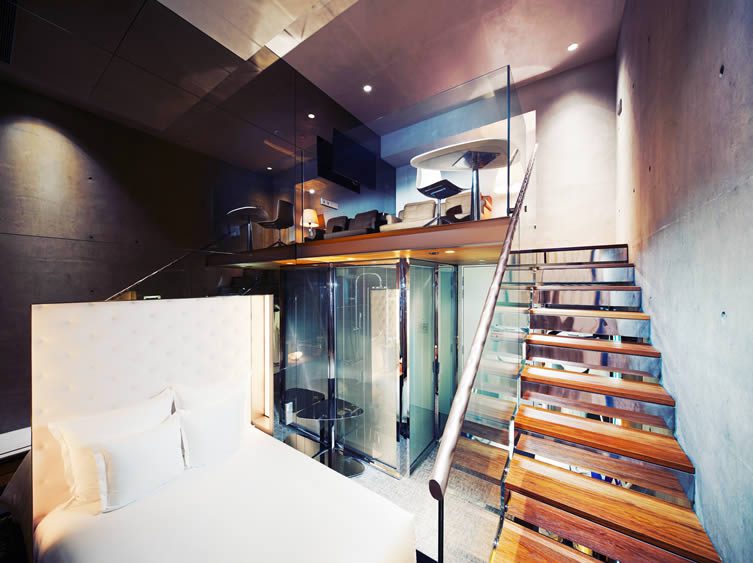 Philippe Starck interiors at Robertson Quay hotel, M Social Singapore