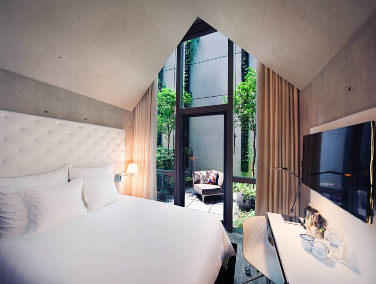 Philippe Starck interiors at Robertson Quay hotel, M Social Singapore