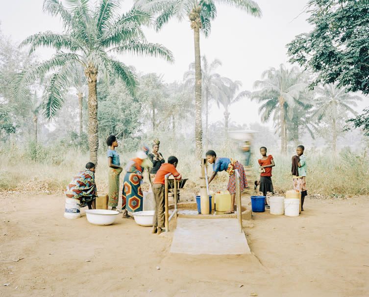 The water pump in Osukputu, Benue, Nigeria