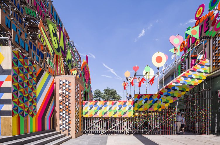 Morag Myerscough and Luke Morgan — Swing It! and Temple of Agape Installations