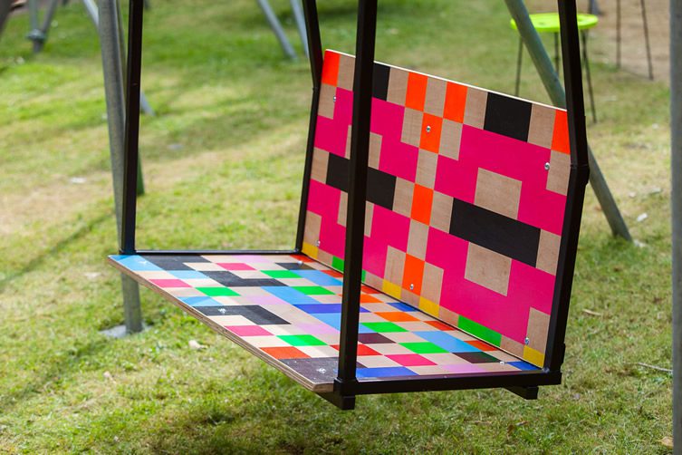 Morag Myerscough and Luke Morgan — Swing It! and Temple of Agape Installations