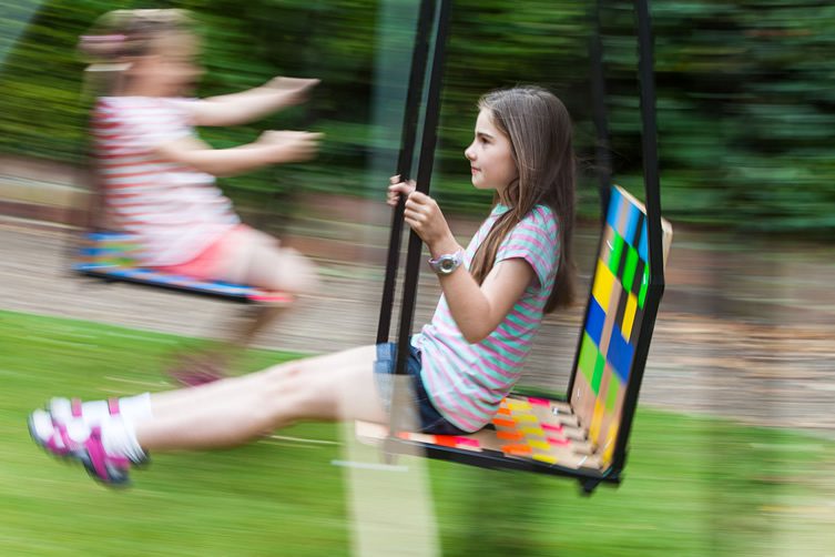 Morag Myerscough and Luke Morgan — Swing It! and Temple of Agape Installations