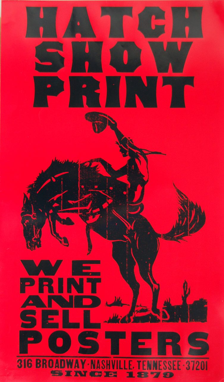 Hatch Show Print: Nashville Calling at CHELSEA space, London