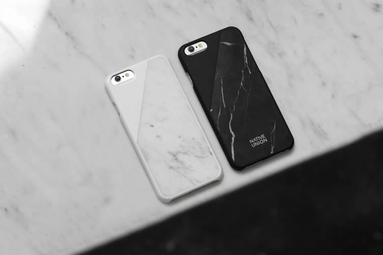 Native Union, CLIC Marble iPhone Cases