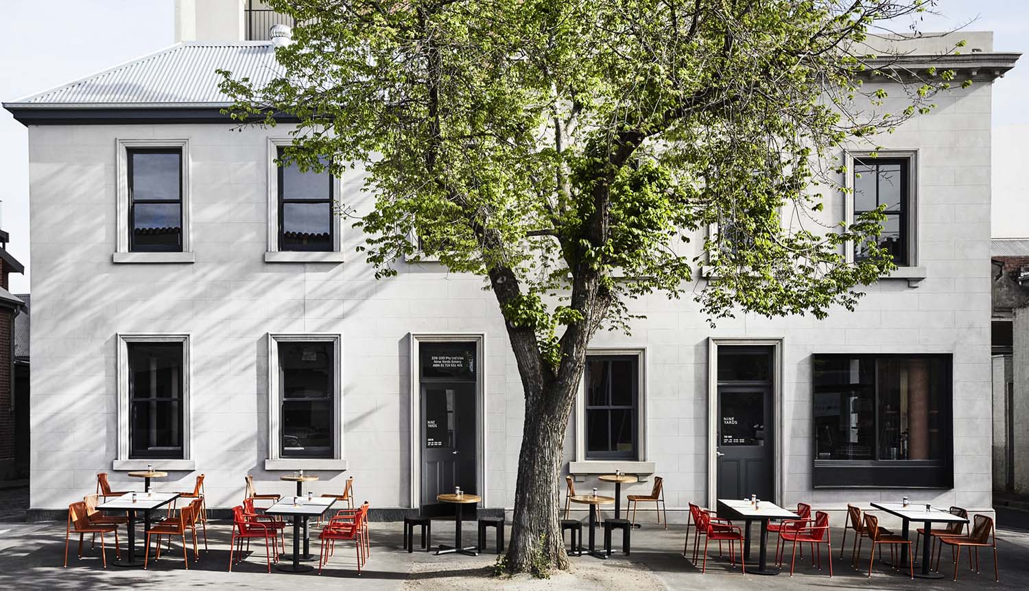 Nine Yards South Melbourne Café Designed by studio Golden