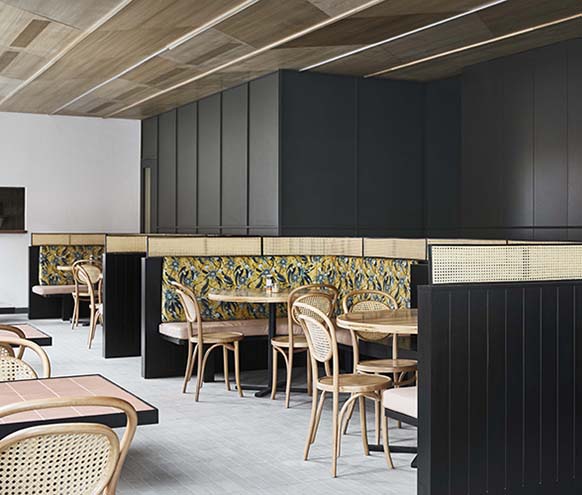 Nine Yards South Melbourne Café Designed by studio Golden