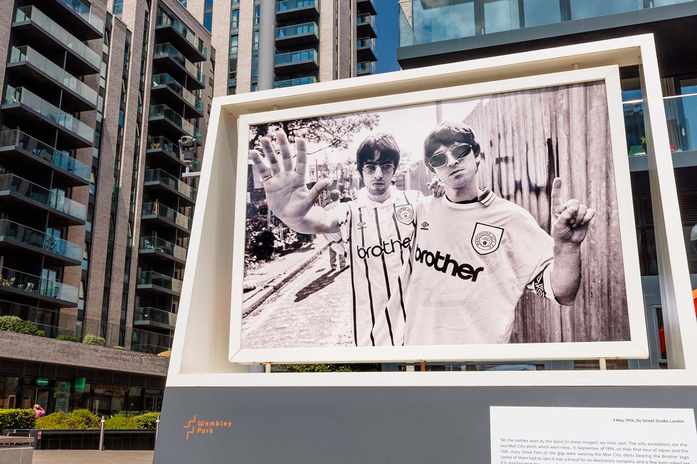 Brothers: Liam and Noel Through the Lens of Kevin Cummins at Wembley Park, London