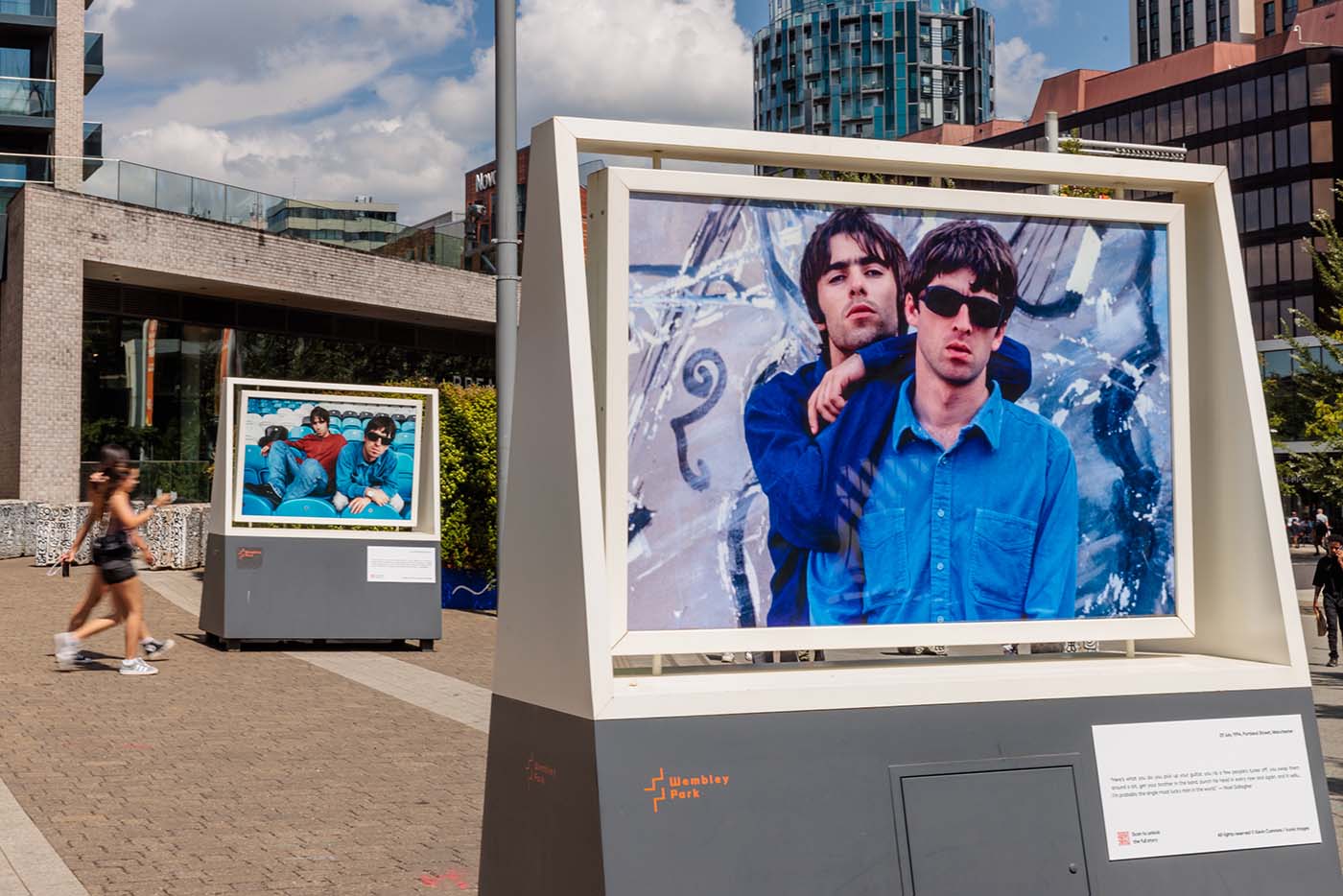 Brothers: Liam and Noel Through the Lens of Kevin Cummins at Wembley Park, London