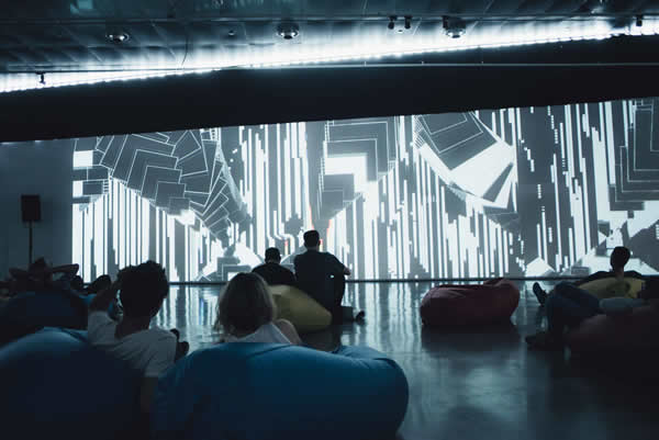 OFFF Festival stalwart Joshua Davis’s brilliant secret room installation, V01D