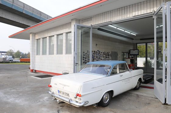 Oldtimer Tankstelle, Hamburg