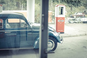 Oldtimer Tankstelle